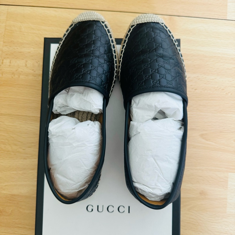 Guvci Espadrille Black Size 6.5